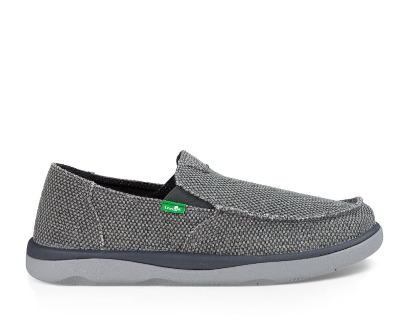 Sanuk Vagabond Tripper Men\'s Sidewalk Surfers Grey | Canada 207FDN